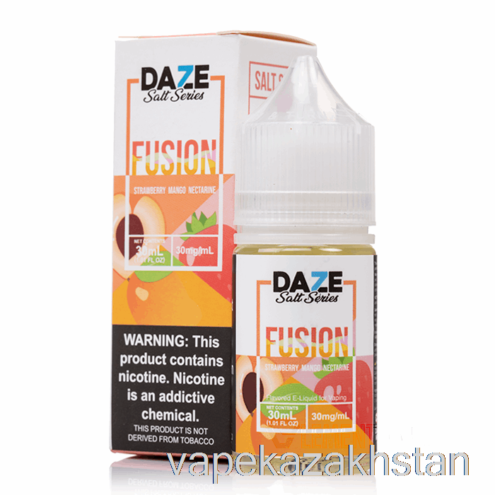 Vape Kazakhstan Strawberry Mango Nectarine - 7 Daze Fusion Salt - 30mL 50mg